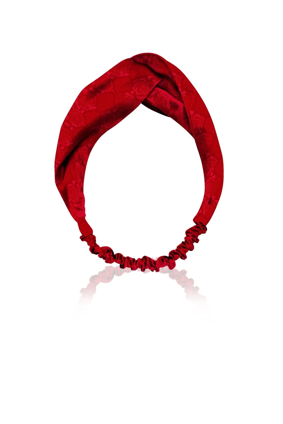 eco headband, biodegradable hair accessory, vegan silk band, blood stone fashion, shahida richards, sustainable accessory