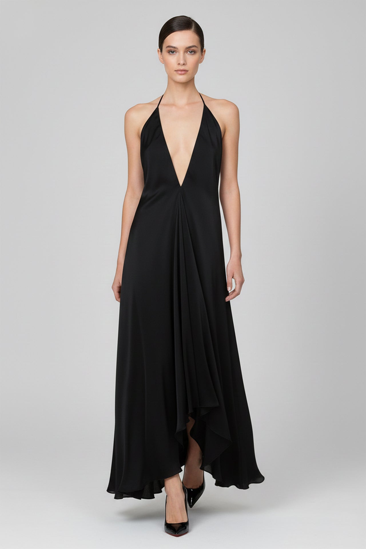 Black Handkerchief Dress
