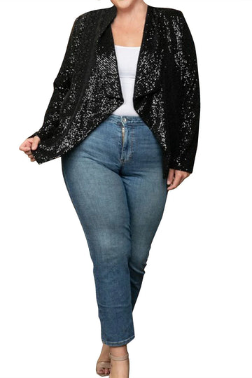 Black Jacket With Sequins