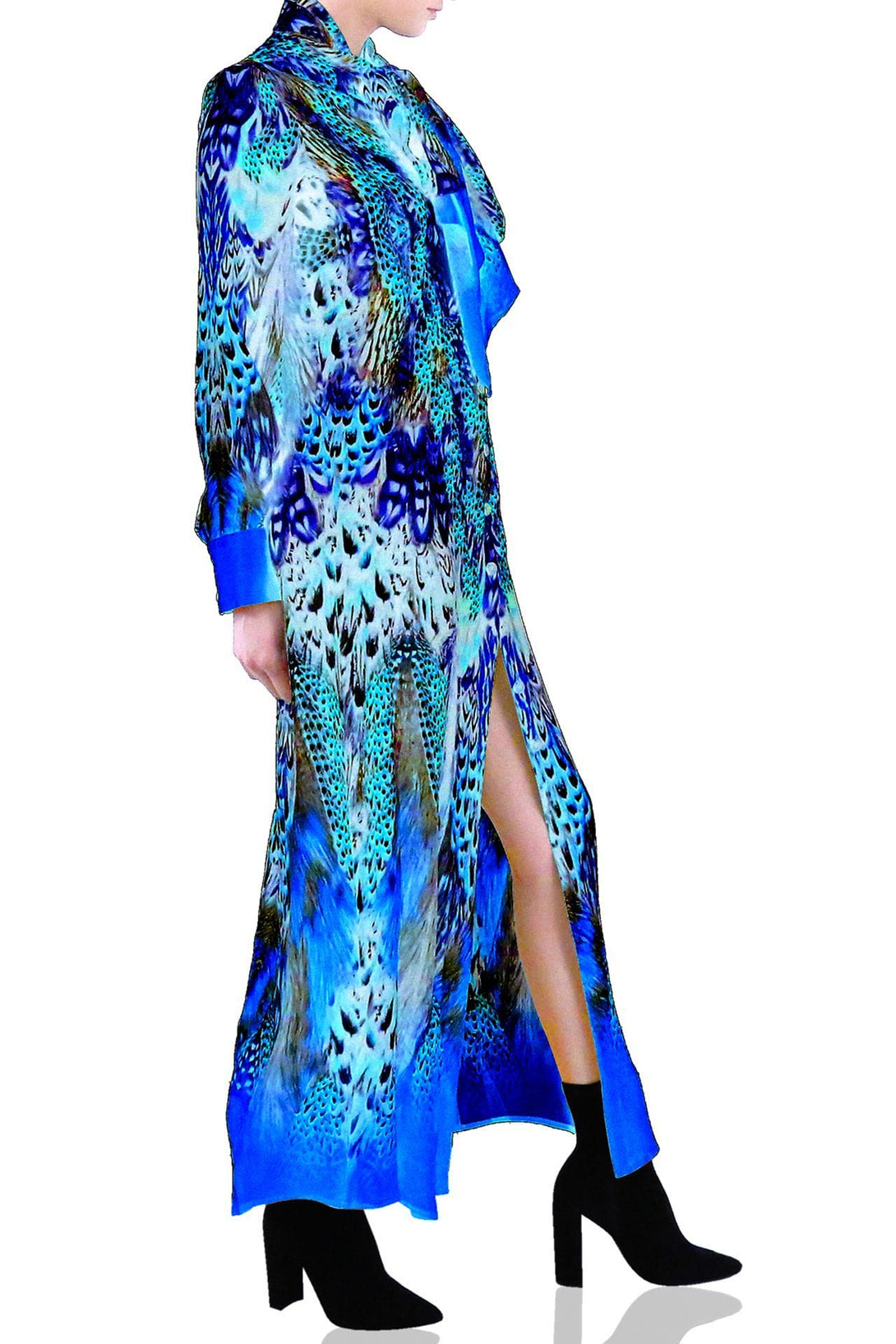  blue button up shirt dress, Shahida Parides, long button up dress, floor length shirt dress,