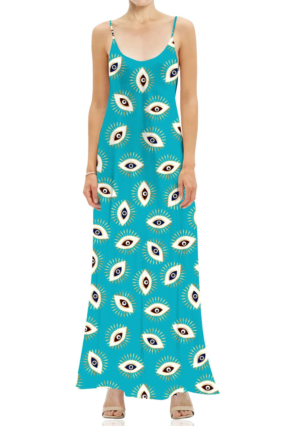Designer Silk Camisole Dress | Cami Slip Maxi Dress
