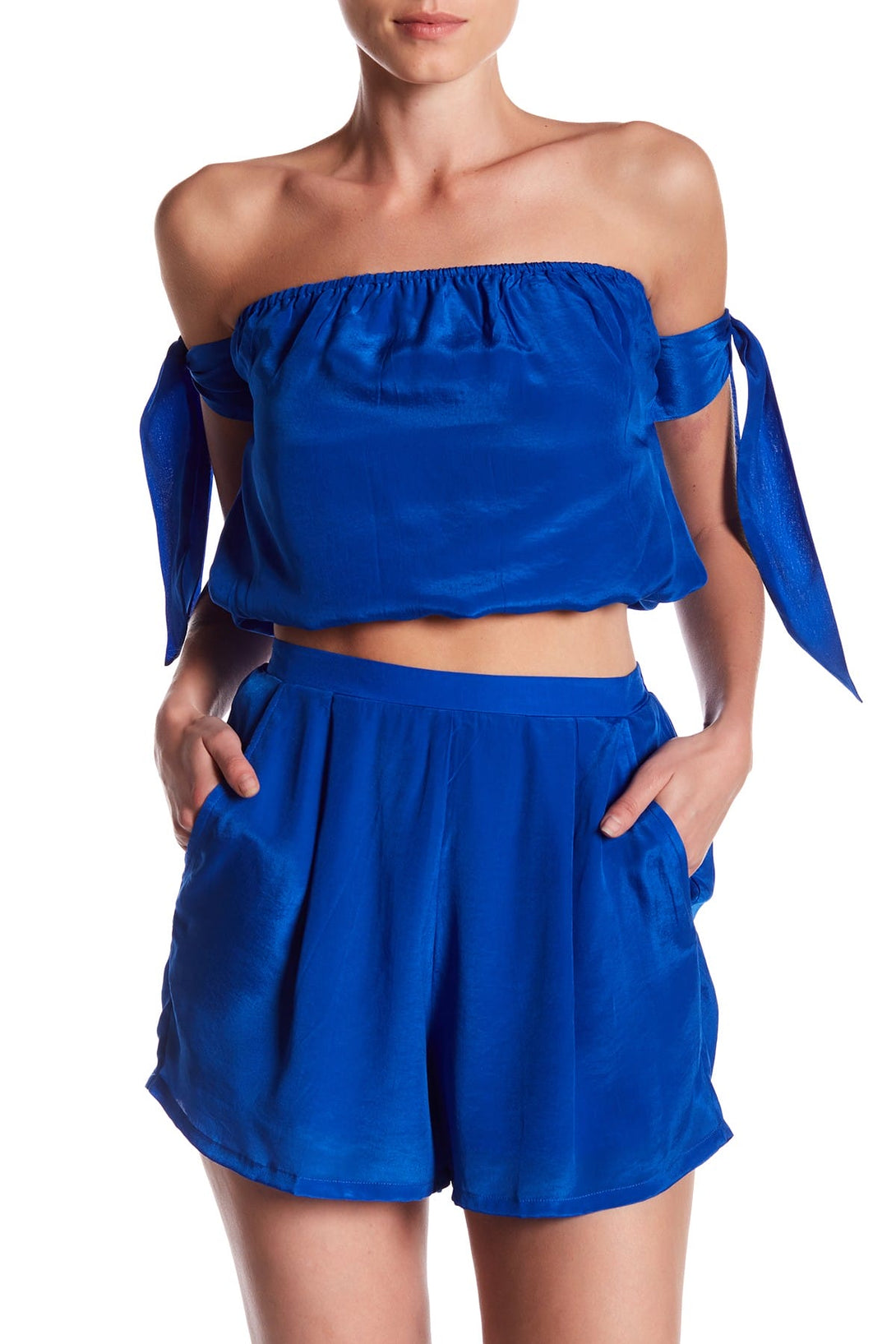  blue shorts for women, Shahida Parides,  shorts for thick thighs, women's shorts with pockets,