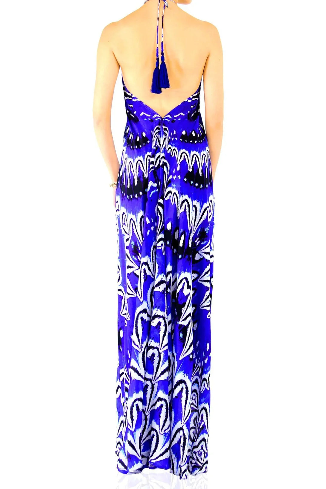 One Size Long Summer Dresses Blue One Size Long Summer Dresses Blue