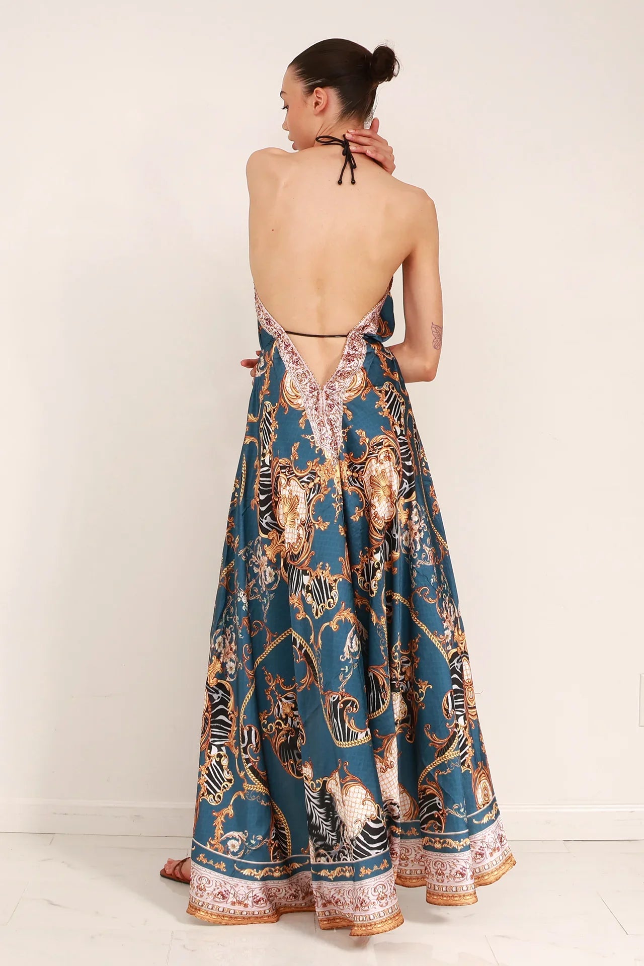Designer Black Maxi Dress
