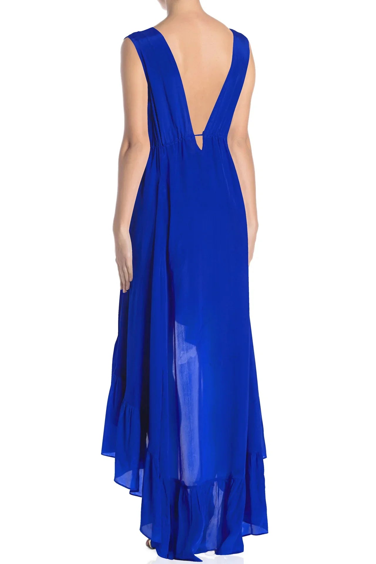 Designer Royal Blue Long Dress