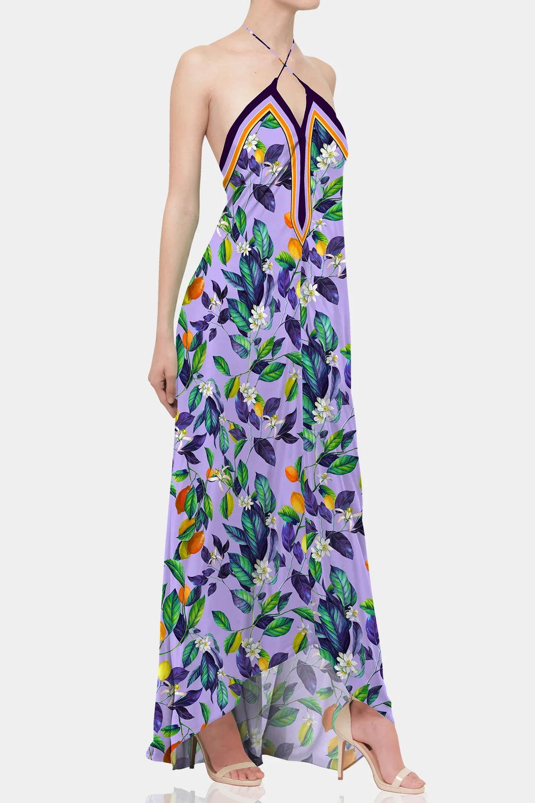 Shahida Parides, halter maxi, floor length gowns, full length dresses,