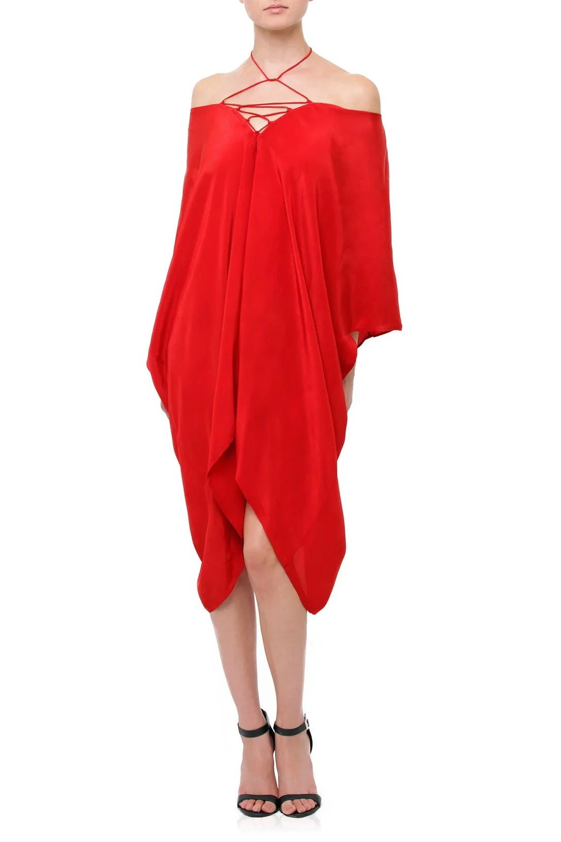 Designer Sleeveless Short Dress | Luxury Kaftan