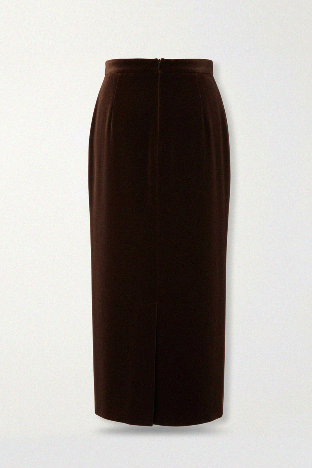 bodycon brown velvet skirt for holiday outfits, Shahida,