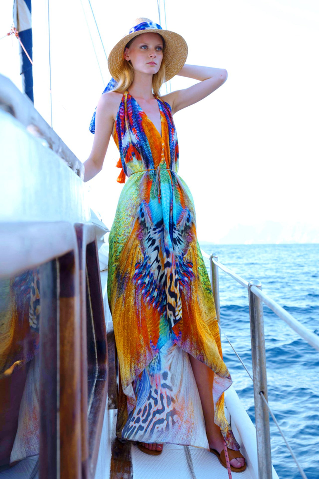 "burnt orange long formal dresses" "summer maxi dress" "Shahida Parides" "flowy maxi dress"