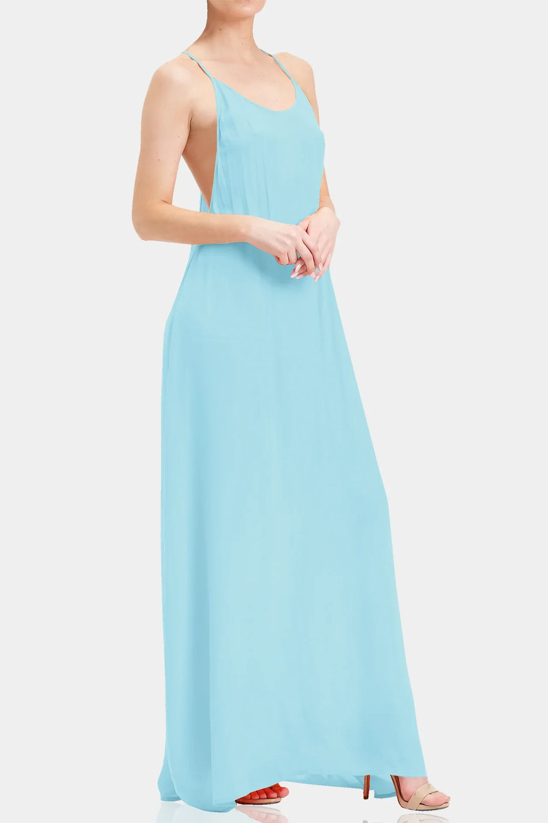 blue colour maxi dress, dresses for women, formal dresses, Shahida Parides,