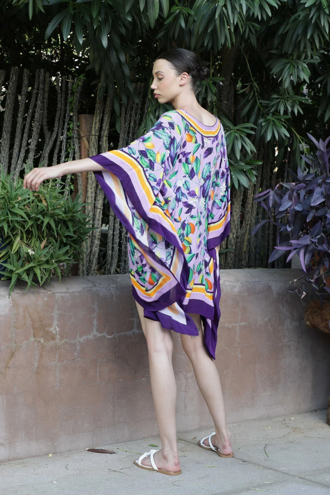knee length dresses for ladies Buy Black Sunlit Ombré Boho Short Kaftan main image 1