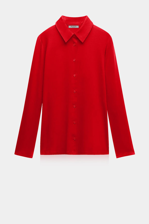  long sleeve shirts women, Shahida Parides, plus size shirts for women, basic long sleeve top,