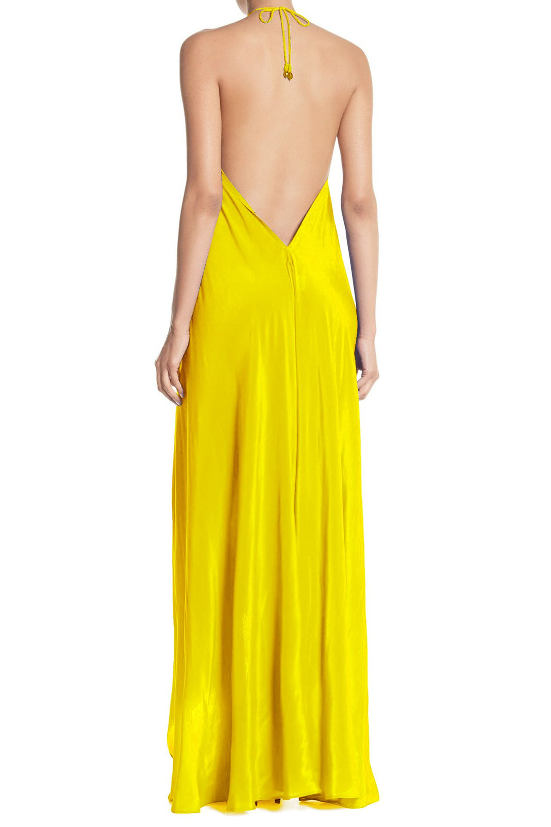 light yellow maxi dress, Shahida Parides, beach maxi dress, long summer dresses, backless maxi dress,
