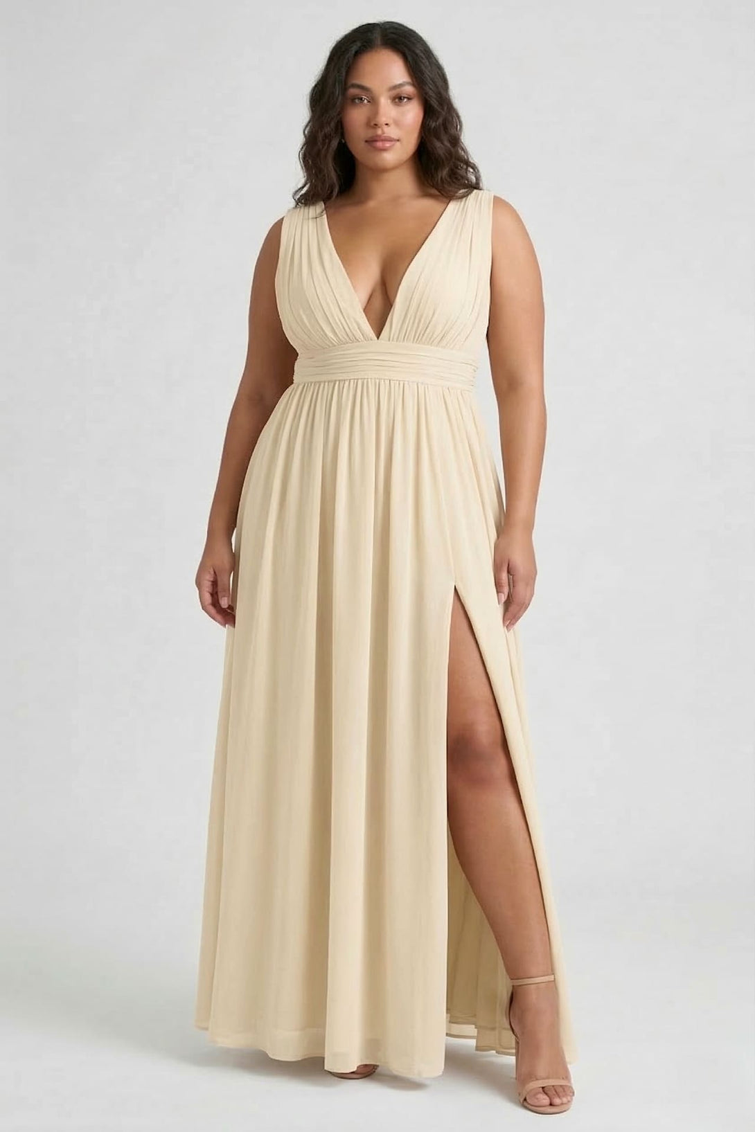chiffon dress wedding guest Unique Grey Chiffon A-line Off Shoulder Wedding Dress, Wedding Gown, MW712