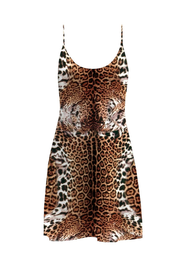 "short summer dresses" "mini cheetah dress" "open back mini dress" "Shahida Parides"