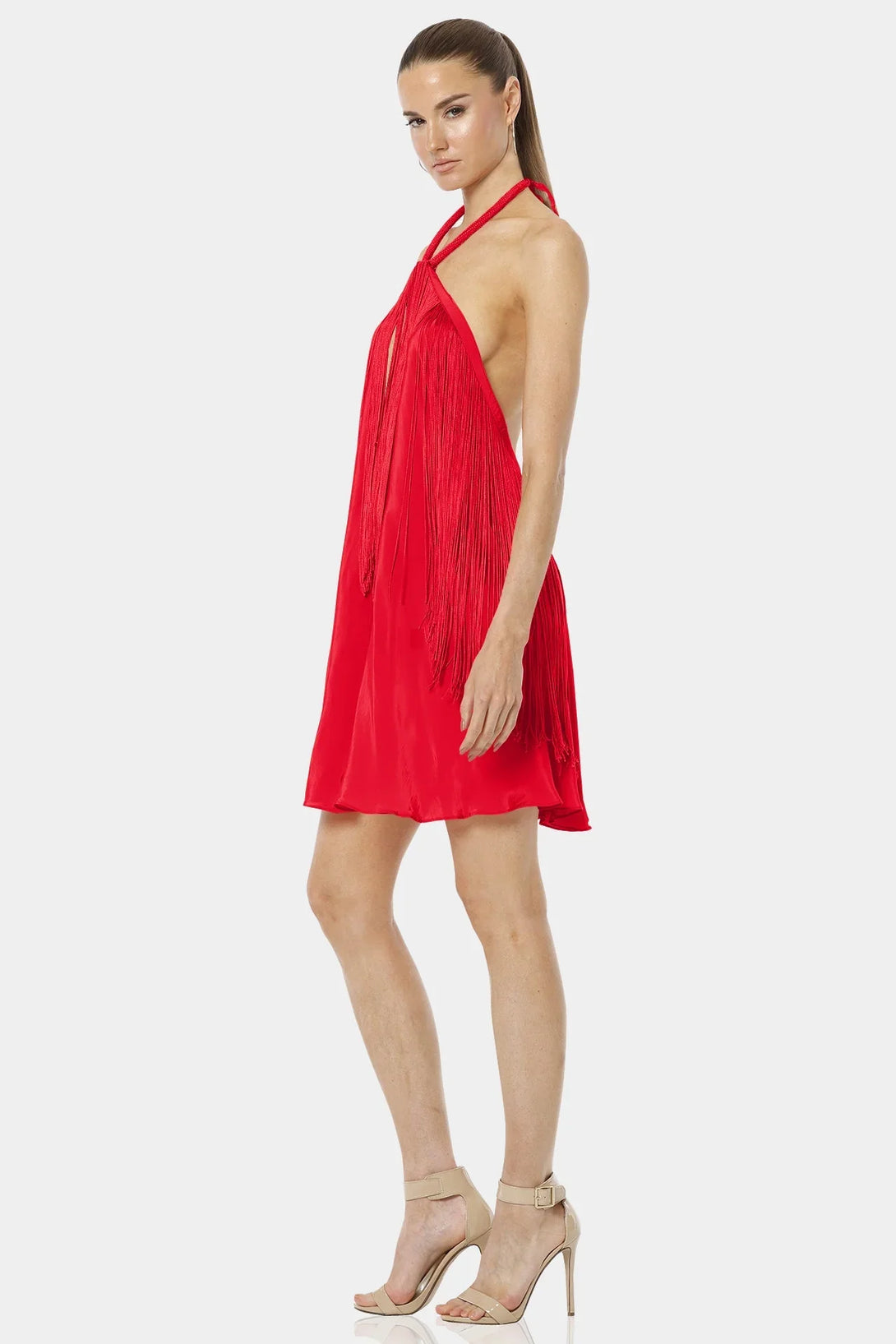 princess polly baby blue dress Lena Red Asymmetrical One Shoulder Mini Dress Size Small Homecoming Formal  - $60 (11% Off Retail)