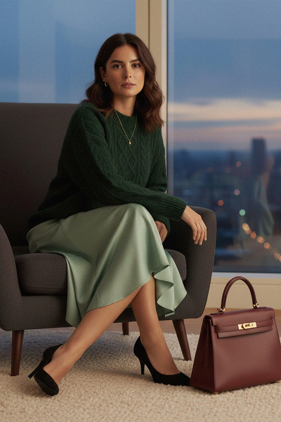 ladies skirts, casual midi skirt, ladies knee length skirts, Shahida Parides,