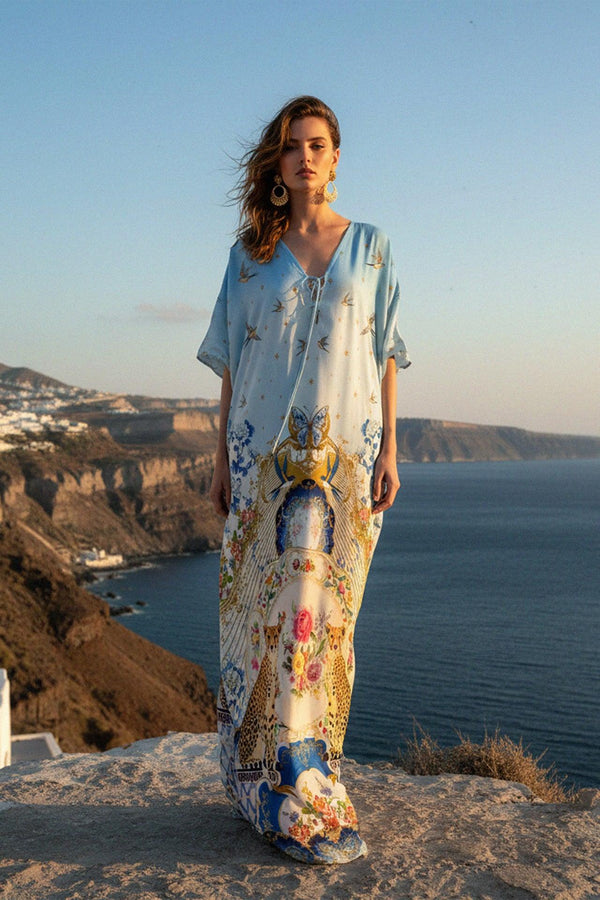 Blue Resort Wear Dresses