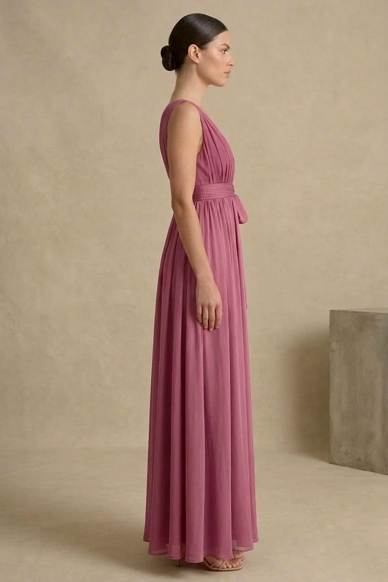 berry bridesmaid dress S / With Slit Mulberry Heaven V-Neck – Elegant Formal Maxi Gown the fabric drapes beautifully Baby Blue Ball Gown local bundle Size:9m long sleeve