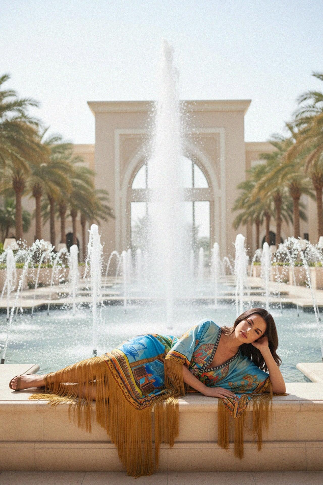 Shahida Designer Caftan Dress | Kaftan Dress Women | Shahida Parides
