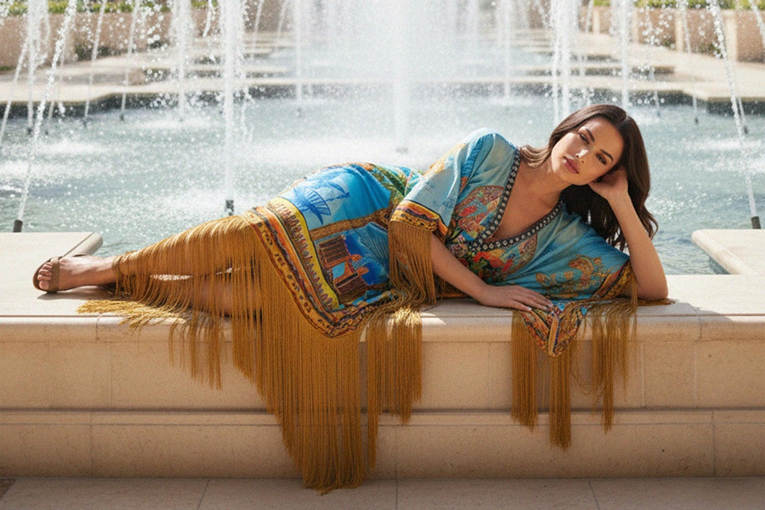 designer caftan dresses Designer Print Kaftan Womens Caftans Long Kaftan Dresses Long Dresses Summer Dress Lounge Wear Resort Wear