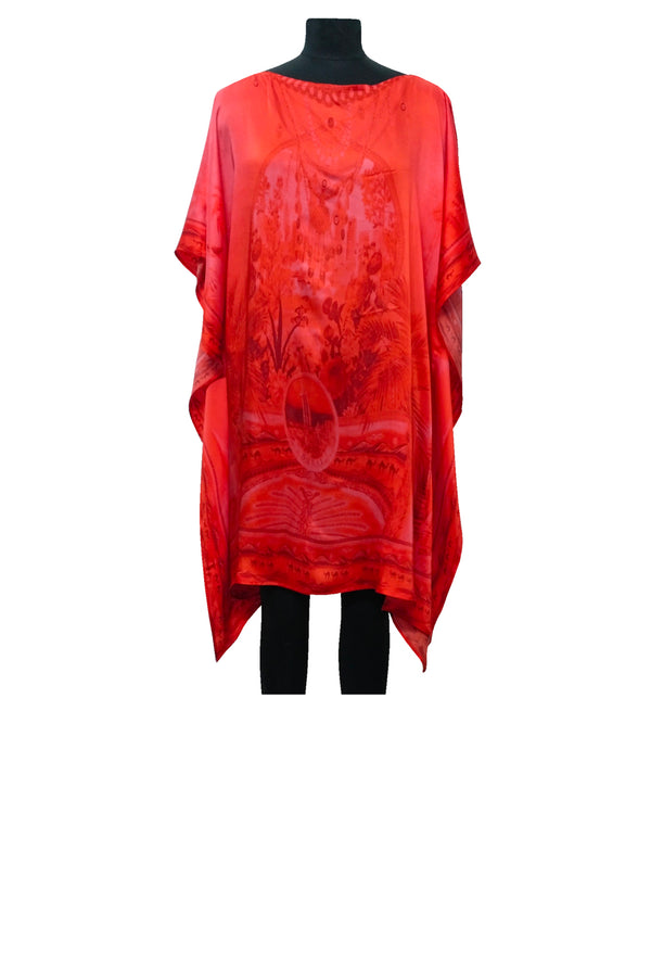 Red Short Kaftan Dress