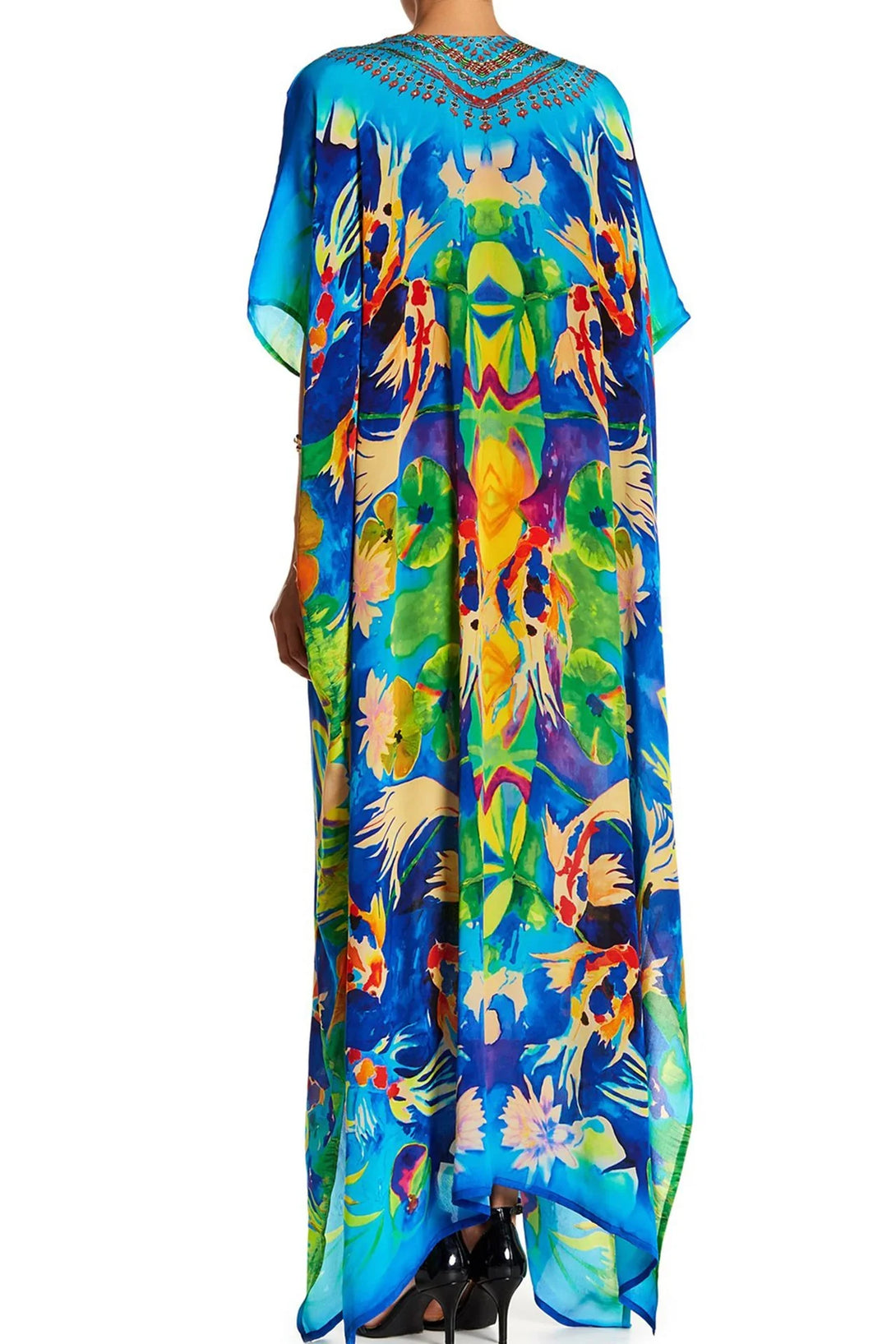  caftan dresses for women, kaftan evening dress, Shahida Parides, plus size kaftan, resort clothes for women,