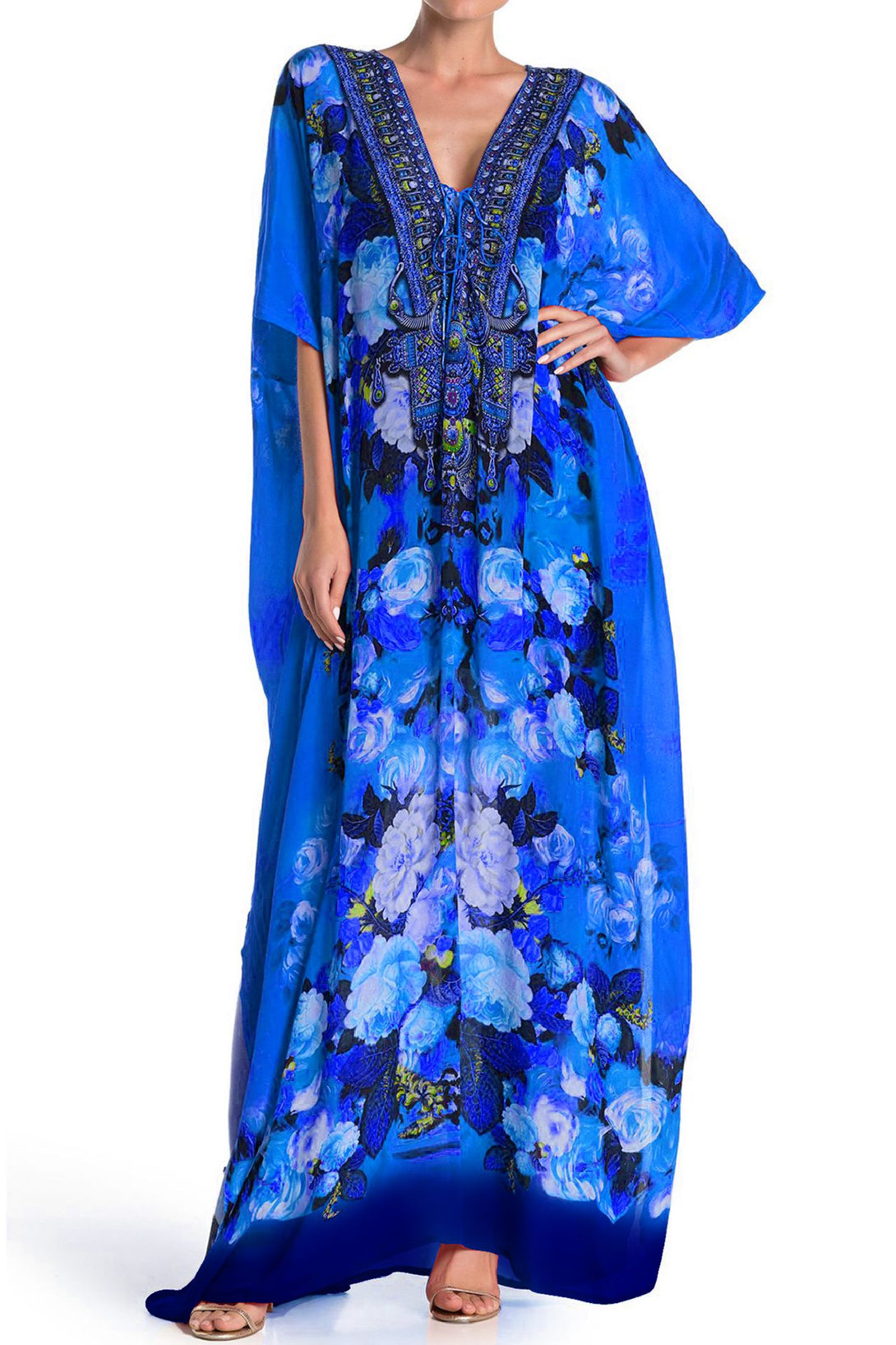   caftan dresses for women, kaftan evening dress, Shahida Parides, plus size kaftan, resort clothes for women,