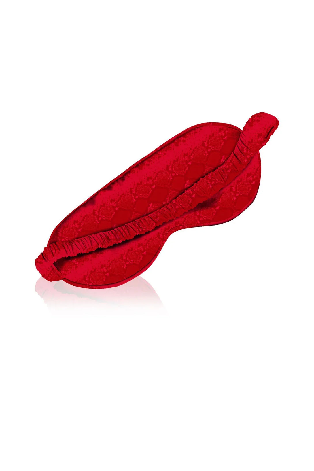 designer eye mask, Shahida Kyle Richards, cupro mask, luxury accessory, sustainable fabric, biodegradable material