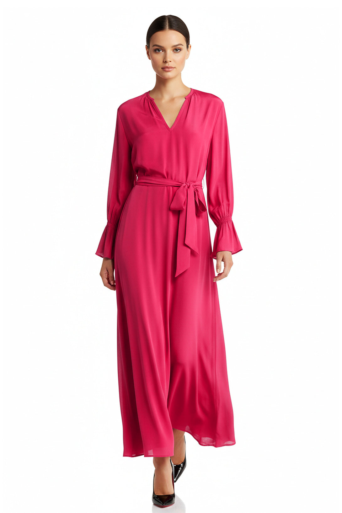 women's designer maxi dresses Long mfgstyle_8010413 Size:Size 12 - Bust 38'' | Waist 31.5'' | Length 53'' 32 bust Lady Black Tie -