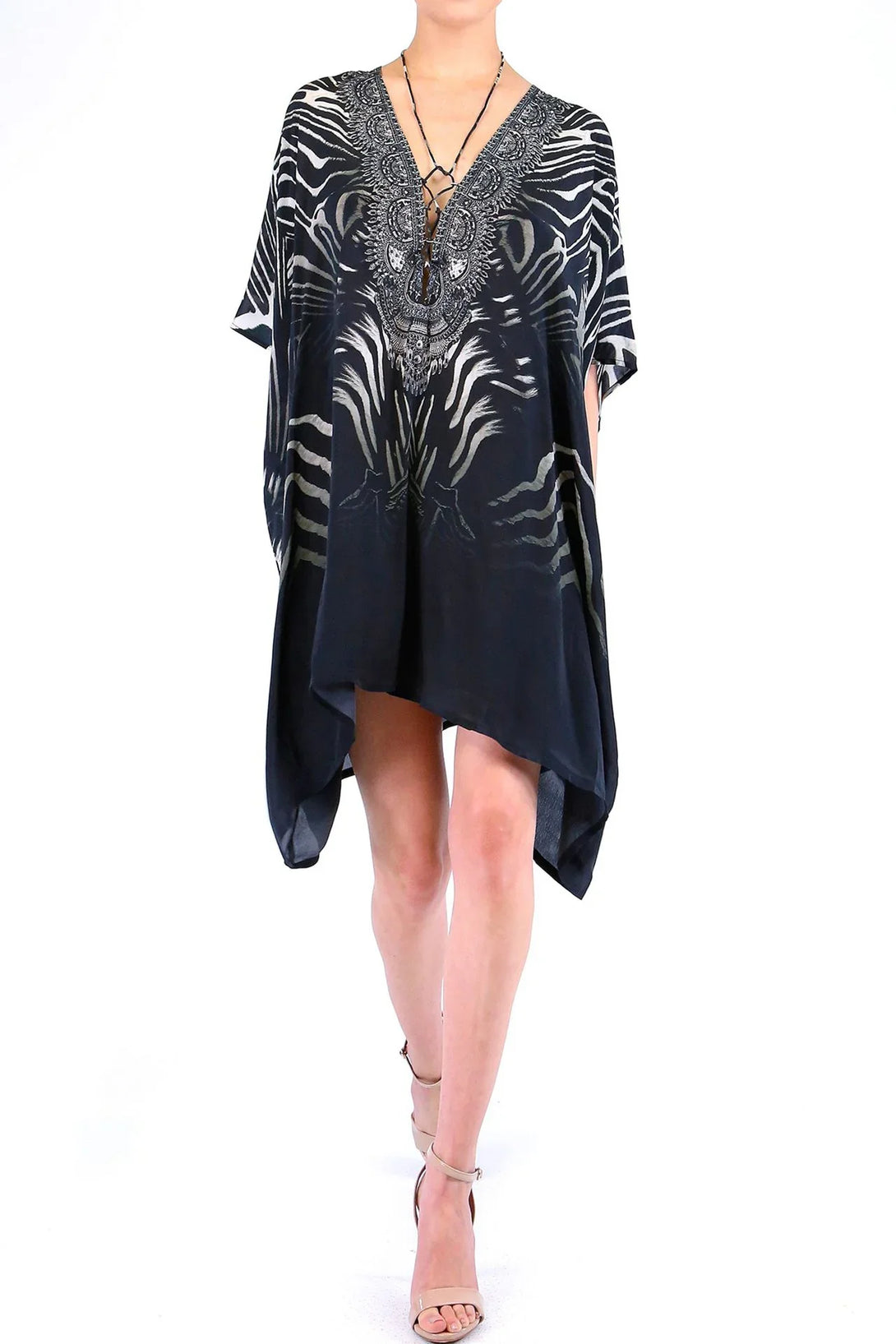   kaftan ladies dress, short kaftan dress, Shahida Parides, luxury caftan,