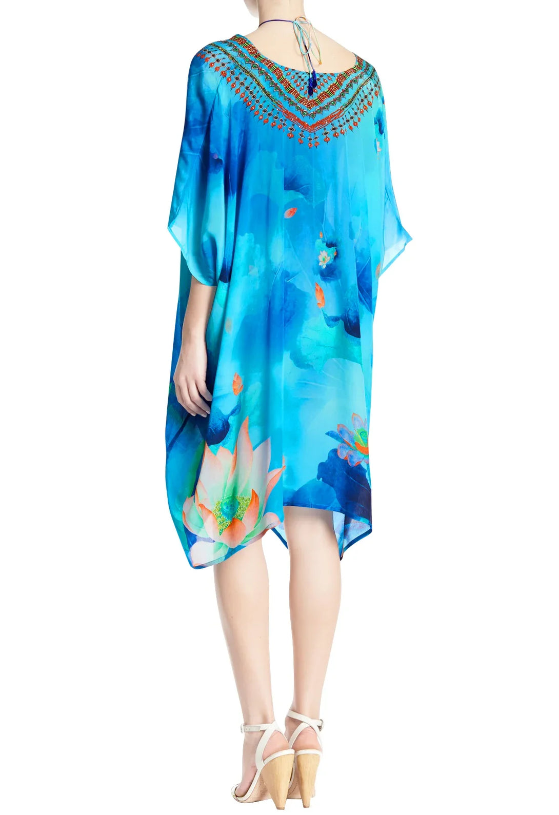 Designer Short Caftan Dress | Kaftan Dress For Ladies |Shahida Parides 3XL (20 US