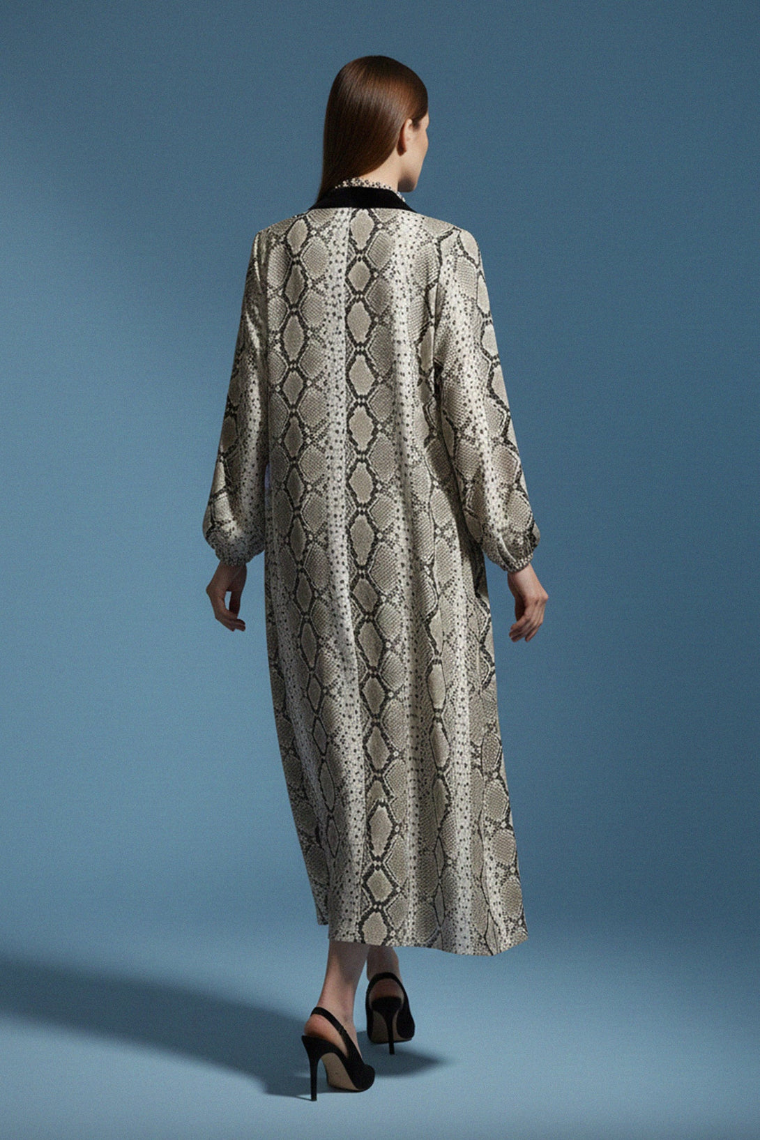 designer robe, silk kimono, womens luxury, event outfit, modern wrap, fashion layer, long kimono