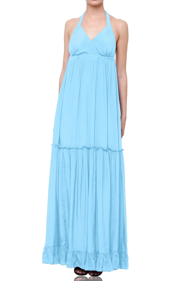 Designer Long Summer Dresses | Halter Dress Summer
