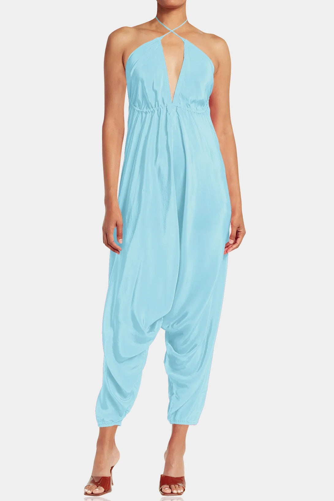 cute jumpsuits, casual jumpsuit, blue jumpsuit womens, Shahida Parides,