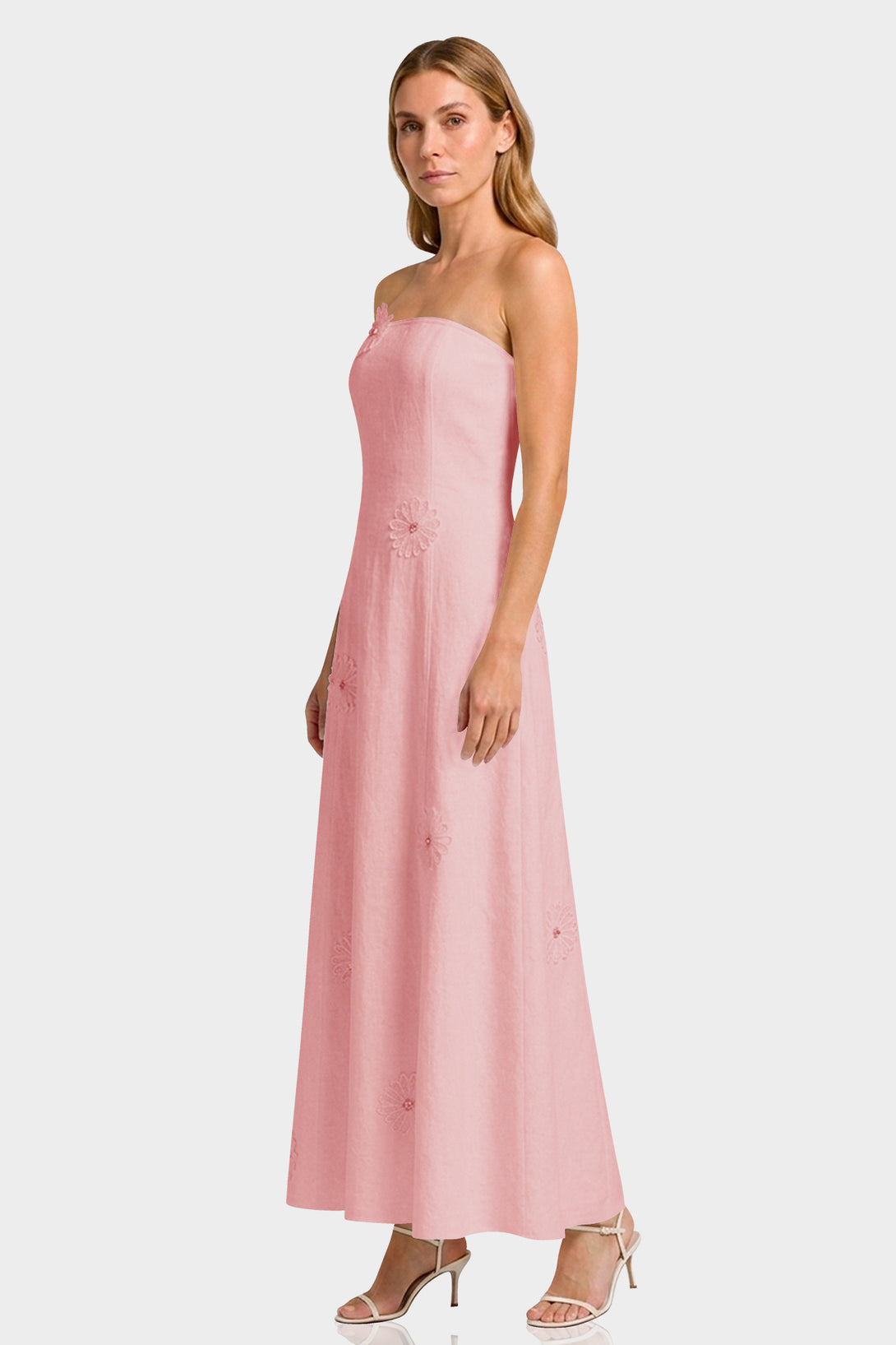 pink structured maxi dress Master Structure Maxi Dress (Pink)