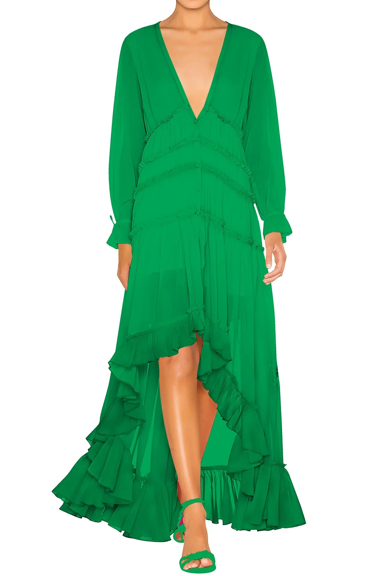 Designer High Low Dress | Maxi Dresses For Women | Shahida Parides Small - Medium Designer High Low Dress | Maxi Dresses For Women | Shahida Parides Small - Medium