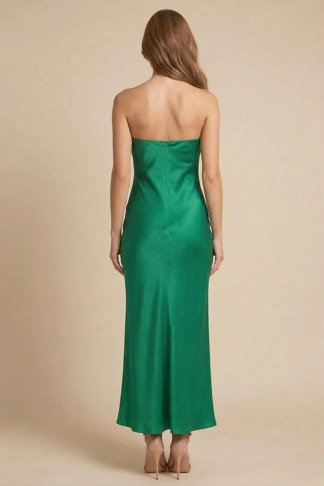 emerald green silk midi dress Claire Midi Dress, in Deep Emerald Luxe Satin | Show Me Your Mumu