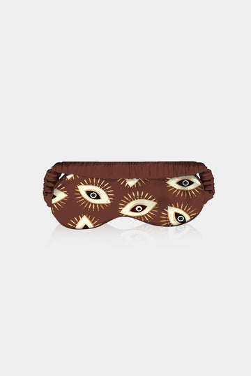Stripe Print Luxury Eye Mask
