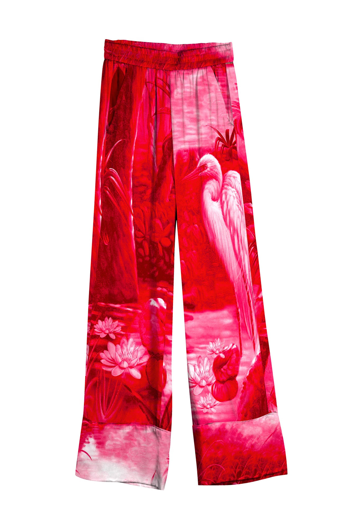 modern women chic, stylish silk wear, fuchsia bold style, standout city fashion, elevated street outfit