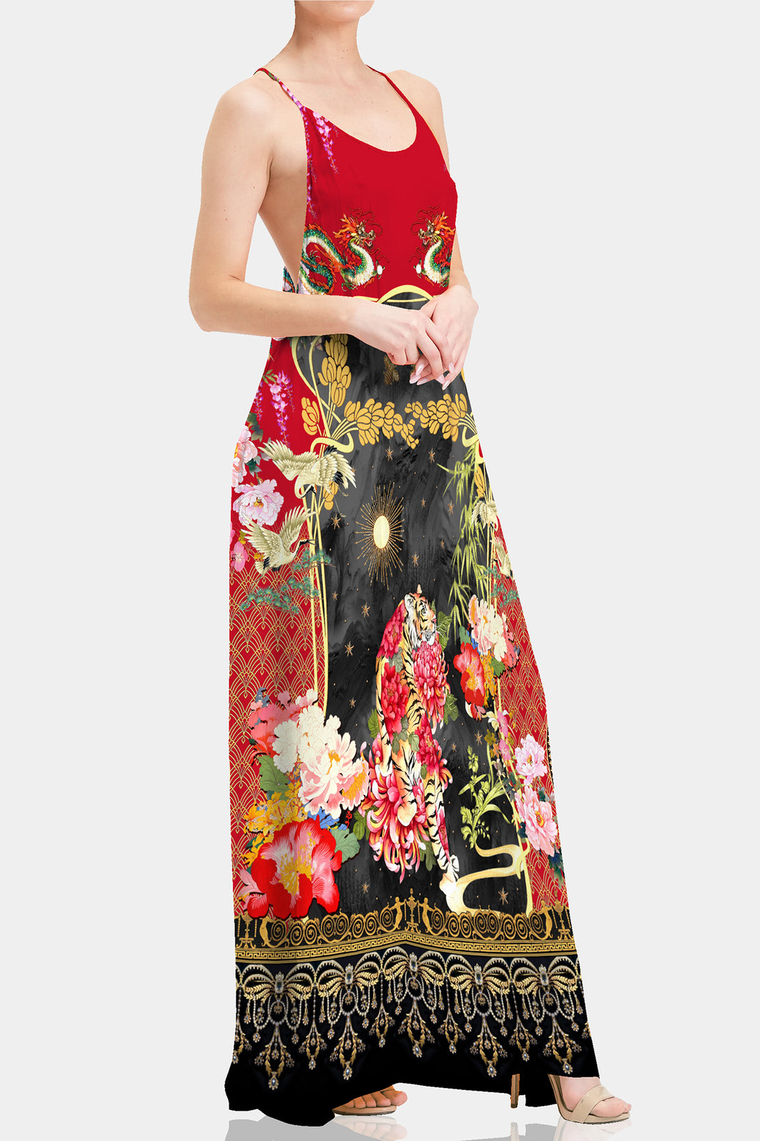 Shahida Parides, maxi slip dress, maxi dresses, long slip dress,