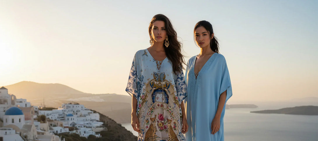 caftan dress for ladies Nuichan women's silk loose fit kaftan dress