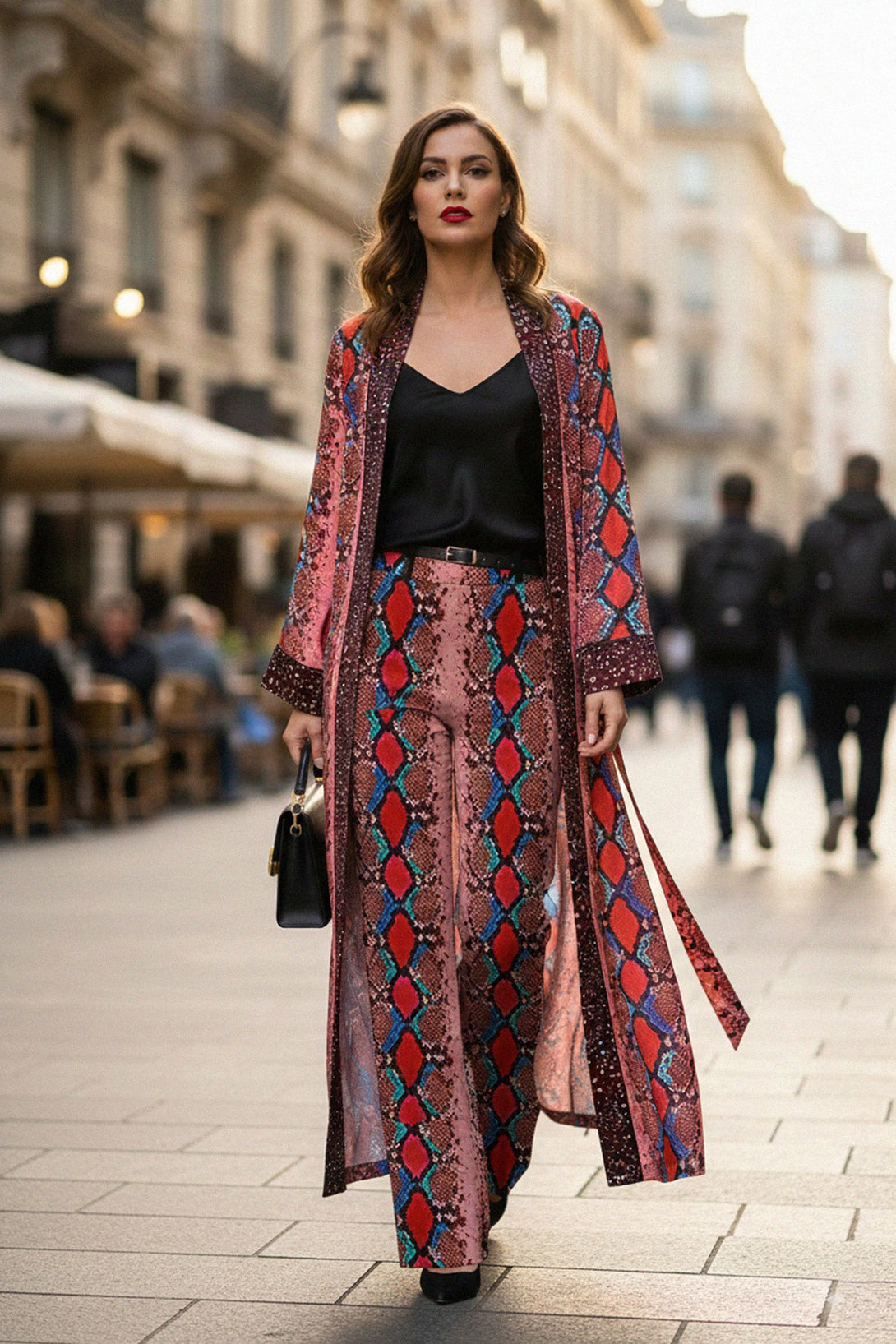 full length robe, blood stone dress, shahida parides, designer silk robe, cupro fabric robe, kyle x shahida