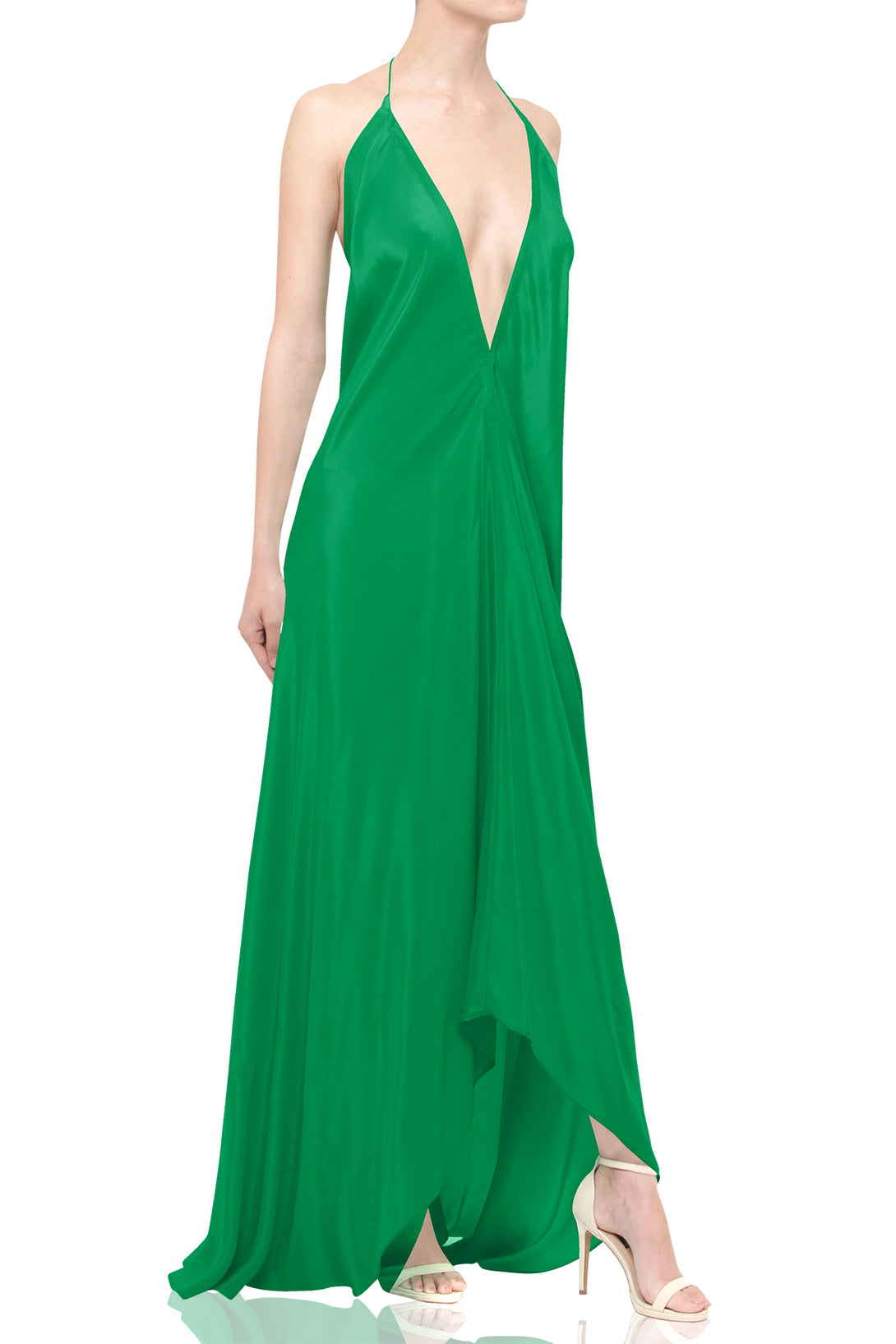  emerald green dresses, long satin dress, Shahida Parides, plus size maxi dresses, flowy maxi dress,