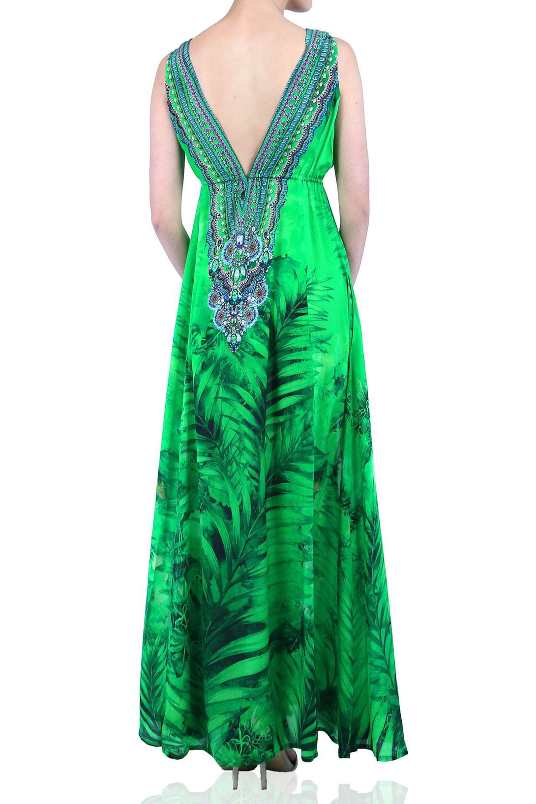  casual green maxi dress, Shahida Parides, long dresses for women, flowy maxi dress, Shahida Parides,