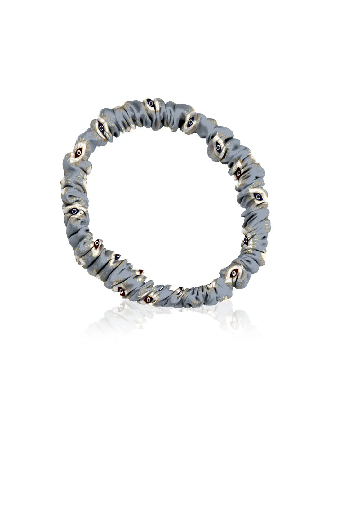 "Kyle X Shahida" "grey silk scrunchie" "satin printed scrunchies" "scrunchie print"