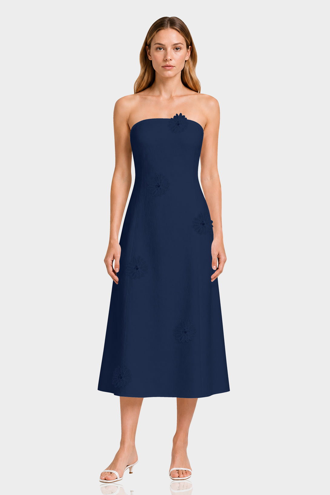 resort wear midi dresses 'Savannah' Tie-Back Midi Dress