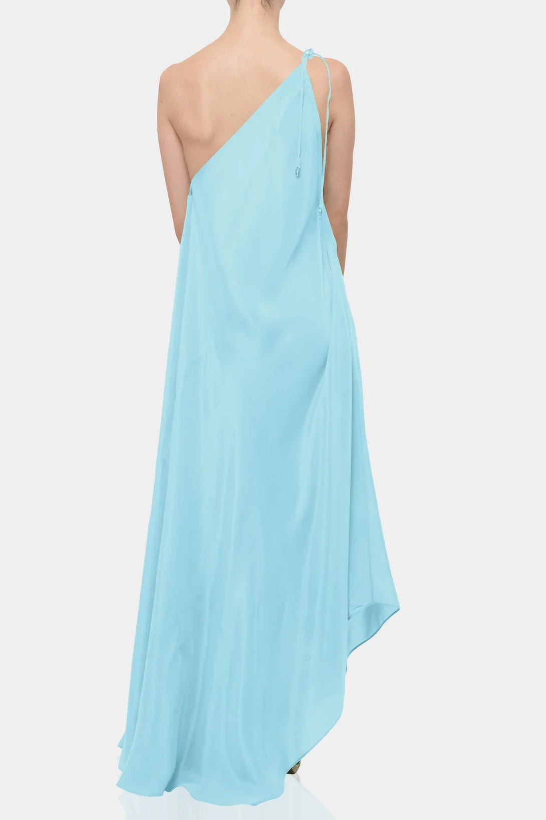 Shahida Parides, open back dress,
One Shoulder Dress, navy blue dresses for women,