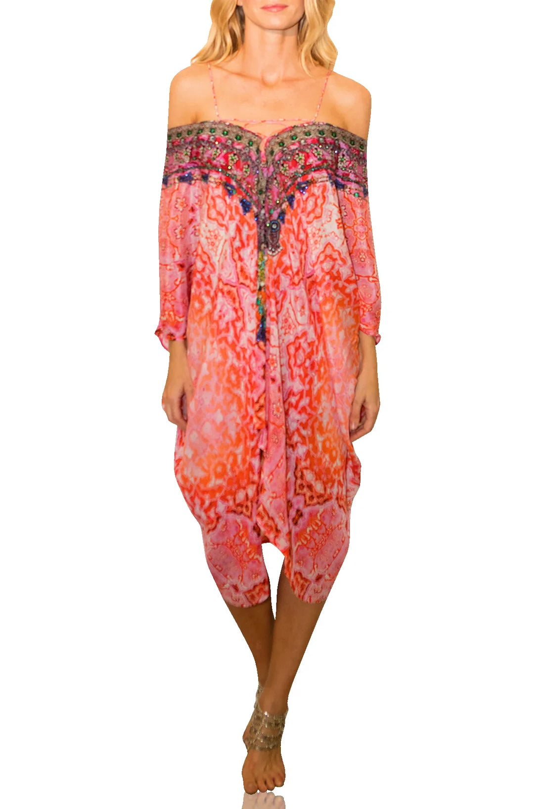  designer kaftan, backless short dress, Shahida Parides, cute short dresses,