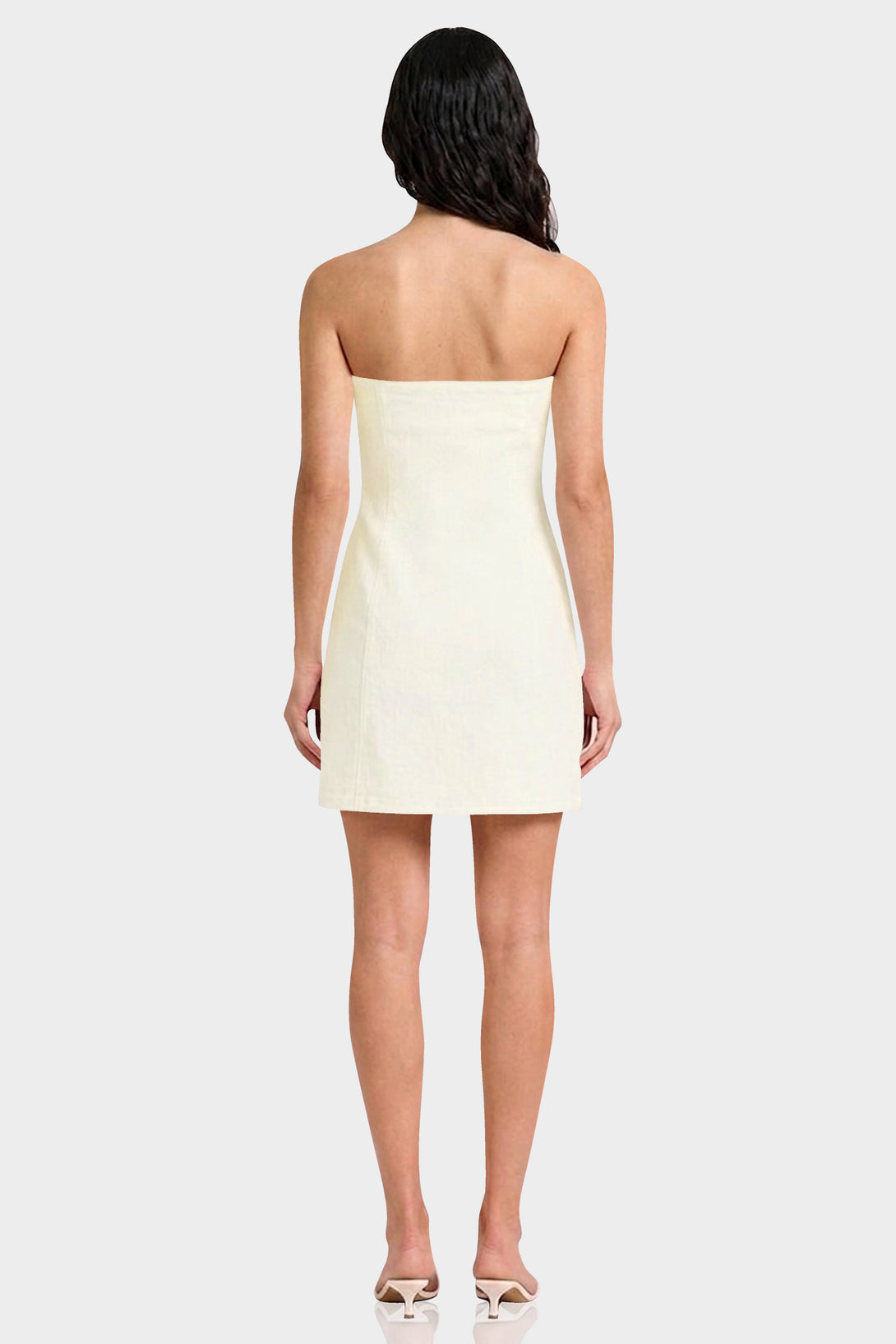 bride mini dress white S Ivory Bridal Shower with Handcrafted Floral Appliqué None Closure New Wedding Mini Dresses in